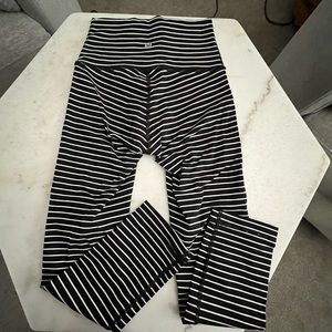 Lululemon striped leggings 2